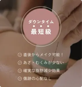 ダウンタイム最短級